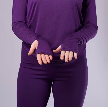 Yogatopp lång ärm Lilac