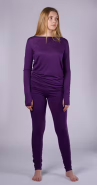 Yogatights, långa ben Lilac