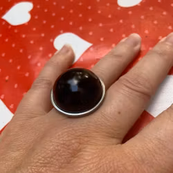 Ring - svart blank
