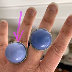 Ring pastell lila, lavendel