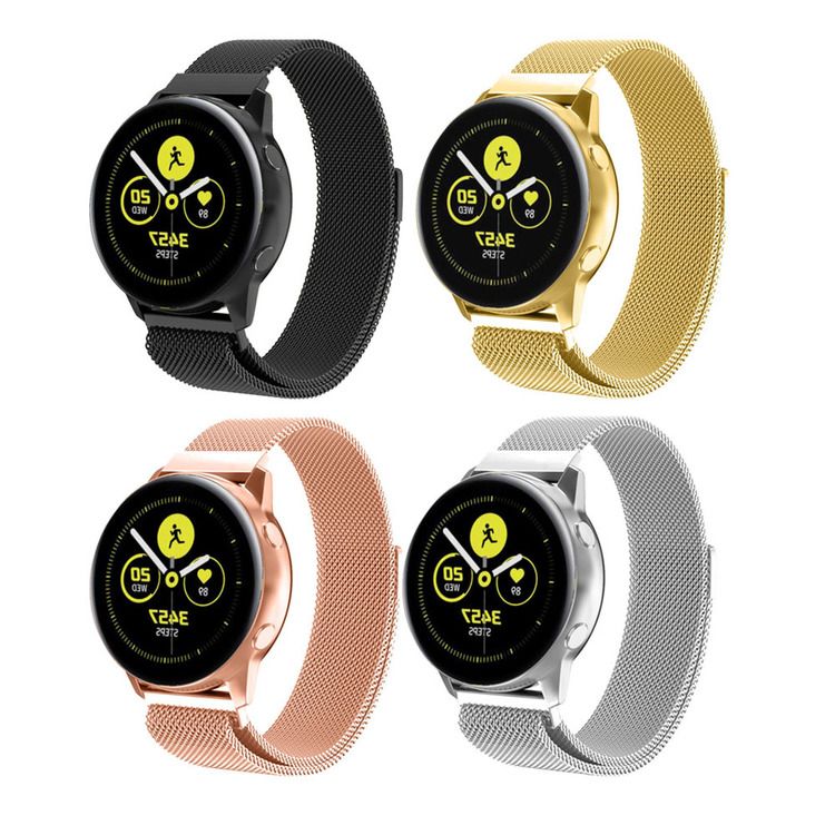 Milanesisk loop-armband till Galaxy Watch Active - Silver