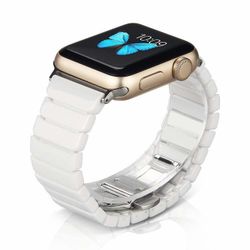 CERAMIC ARMBAND FÖR APPLE WATCH 42/44/45mm VIT