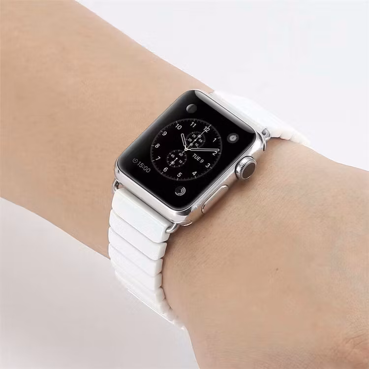 CERAMIC ARMBAND FÖR APPLE WATCH 42/44/45mm VIT