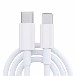 3-pack iPhone kabel för Apple 11/12 USB-C till Lightning 1M Vit