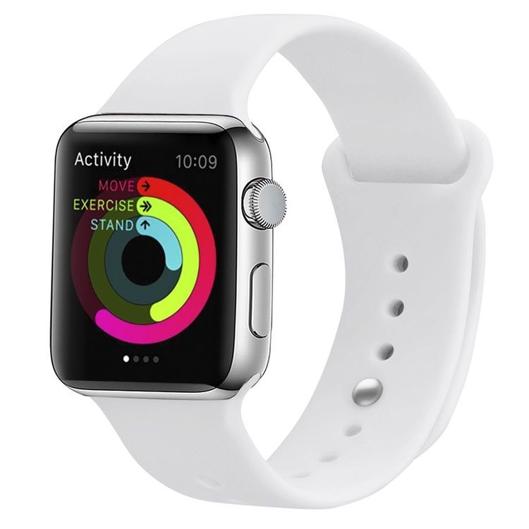Armband sport för Apple Watch Helvitt 42/44mm 45mm