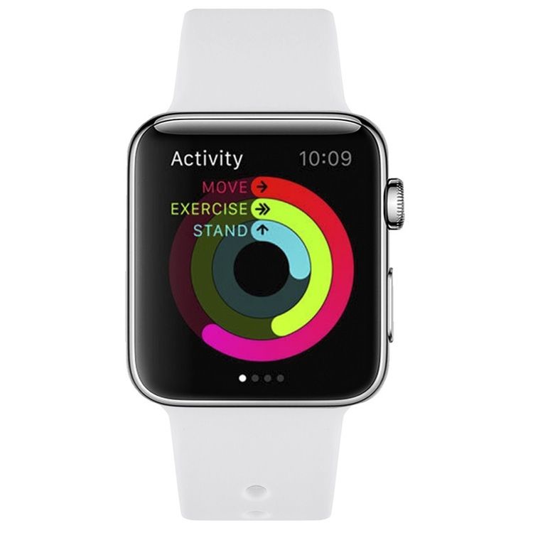 Armband sport för Apple Watch Helvitt 42/44mm 45mm