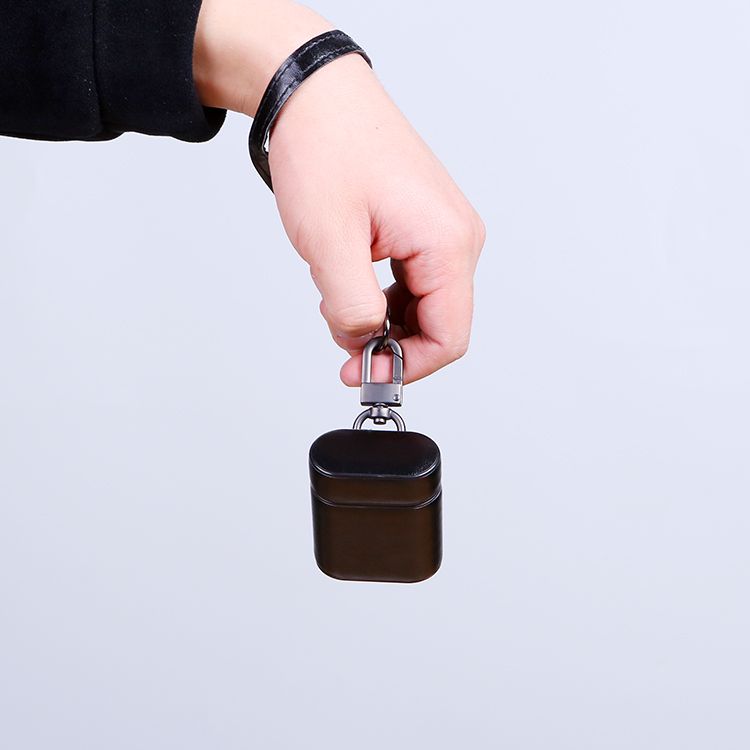 AirPods PU-Läder Fodral Svart