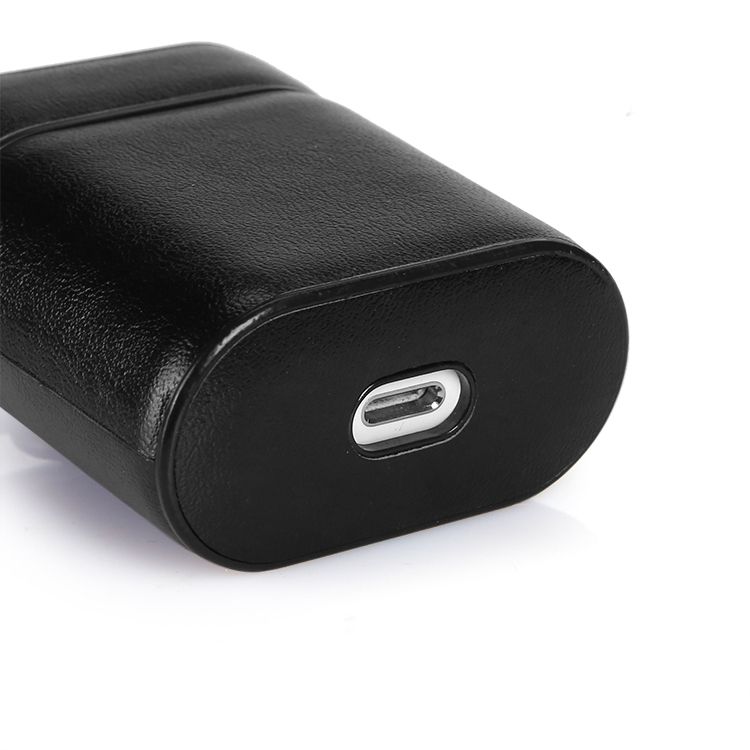 AirPods PU-Läder Fodral Svart