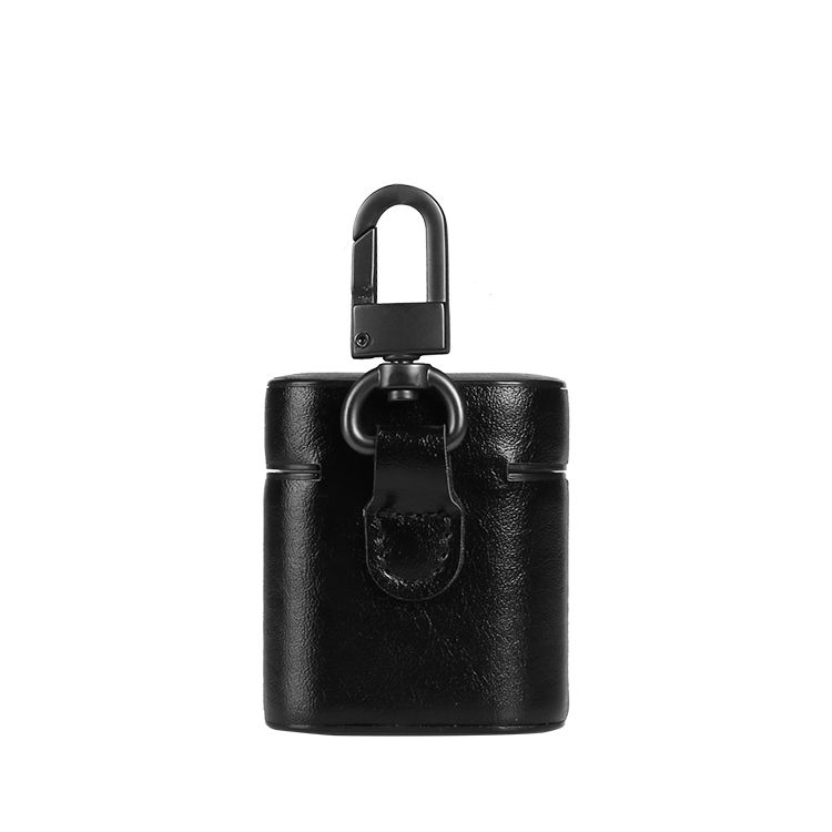AirPods PU-Läder Fodral Svart