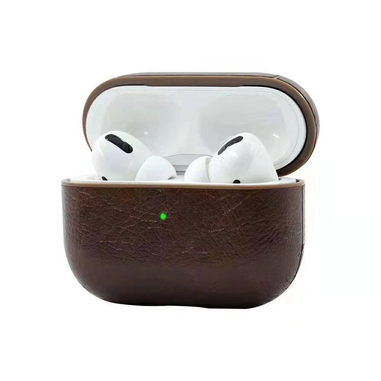 AirPods Pro PU-Läder Fodral Brun