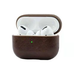 AirPods Pro PU-Läder Fodral Brun