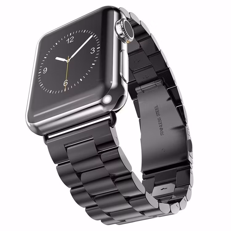 Apple Watch Borstat Metallarmband 42/44mm Svart