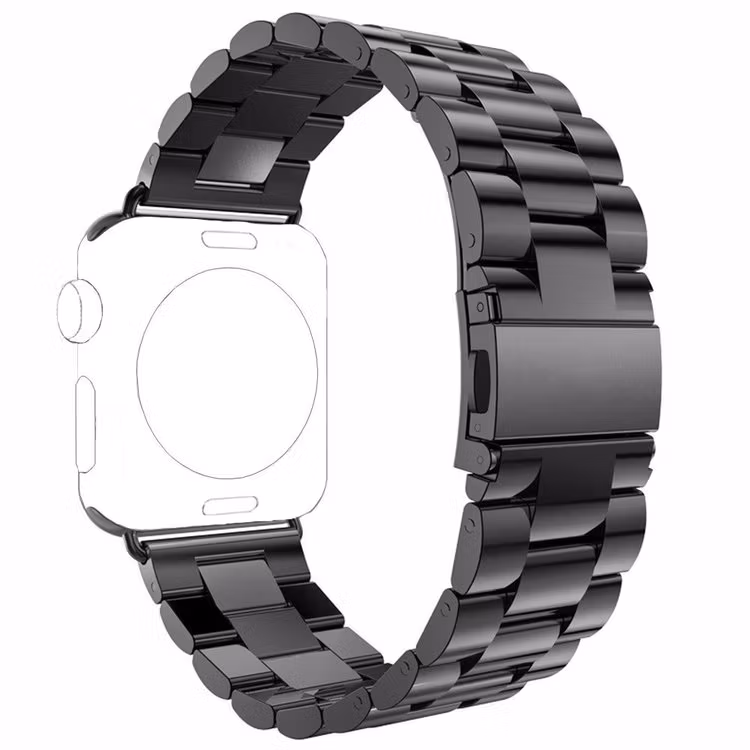 Apple Watch Borstat Metallarmband 42/44mm Svart