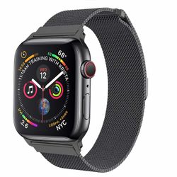 Apple Watch Armband Milanesisk 42/44/45mm Mörkgrå