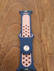 Silikonband för Apple Watch Lila/Rosa 38/40 mm 41mm