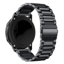 Metall-armband till Galaxy Watch Active - Svart