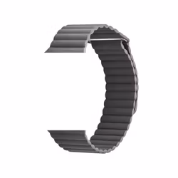 Läderband till Apple Watch 42/44/45mm GRÅ