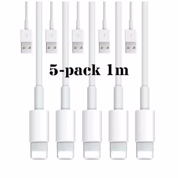 5-pack - Ladd-sladd Lightning iPhone