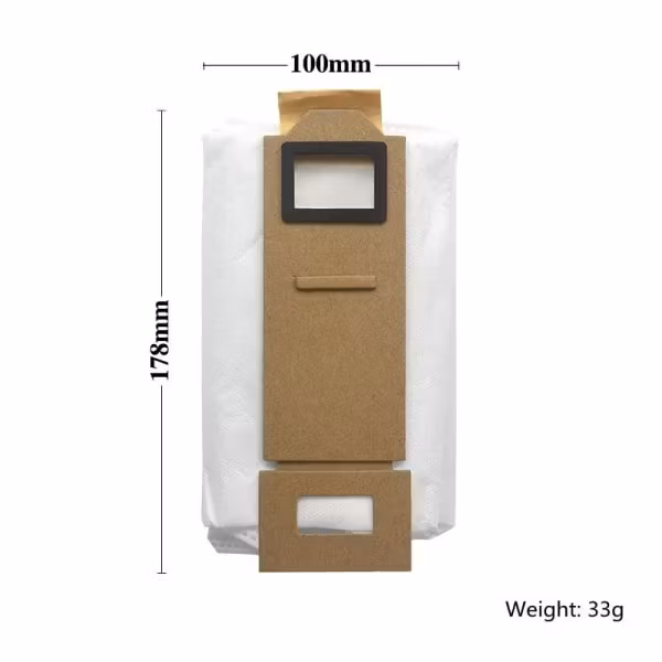 6 st Dammpåsar Xiaomi Roborock S7 Auto-Empty Dock Vit