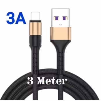 3m - Guld- Lightning 3A - /kabel/laddsladd/ snabbladdning
