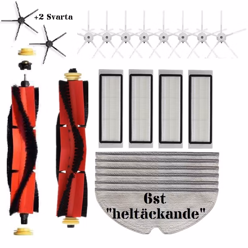 Tillbehörspaket för Xiaomi roborock S50 S5 S6 MAXV