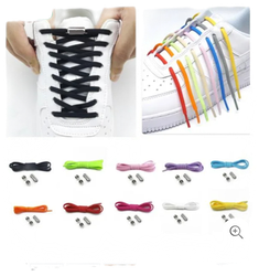 Knytfria Elastiska Skosnören - One size -