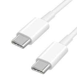 3meter Laddare för Samsung - Snabbladdare - USB-C Laddare - Kabel Vit