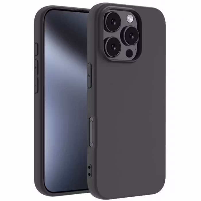 IPhone 16 Pro Mobilskal Matt TPU - Svart