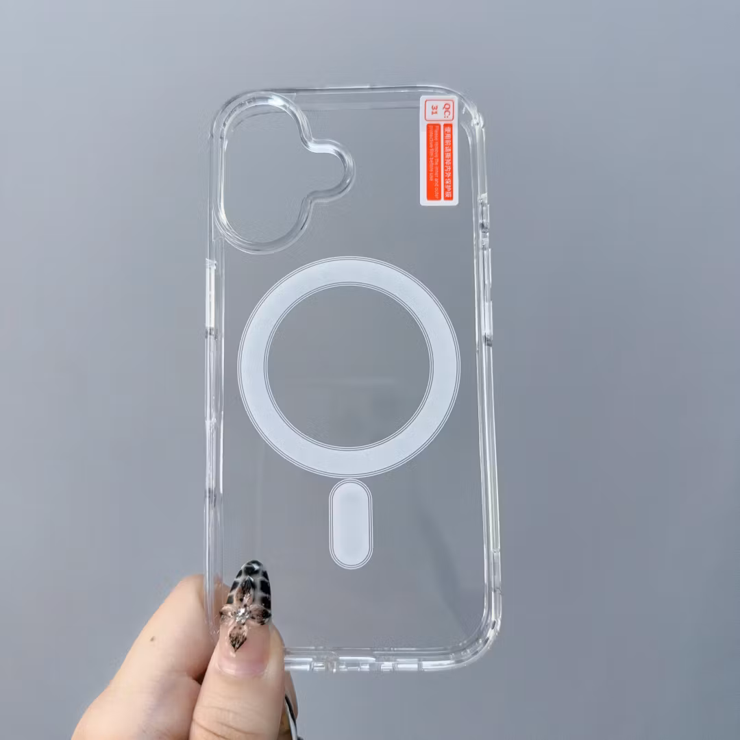 iPhone 17 Skal Transparent - MagSafe - Heltäckande stöttåligt skydd