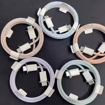 Färgglada nylonkablar 2m