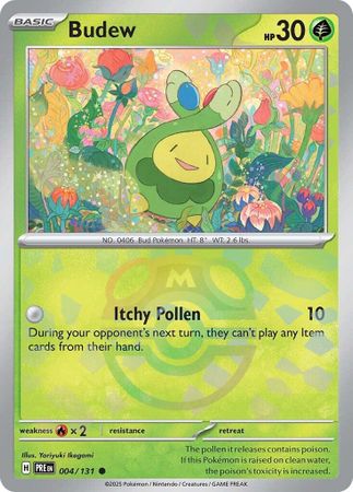 Budew [Master Ball] #4 Pokemon Prismatic Evolutions