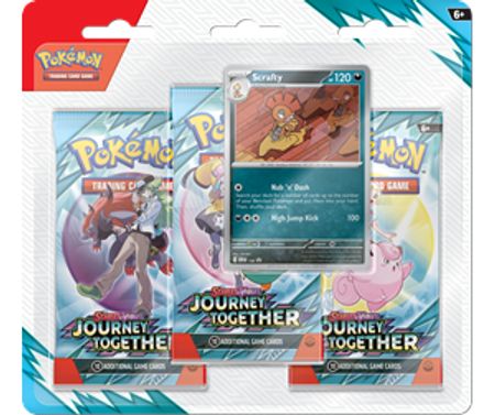 Pokemon Scarlet & Violet Journey Together 3-Pack Blister