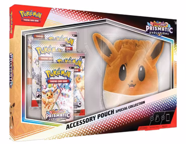 Pokemon Prismatic Evolutions Accessory Pouch Special Collection