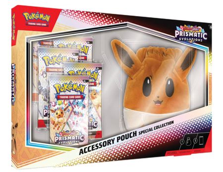 Pokemon Prismatic Evolutions Accessory Pouch Special Collection