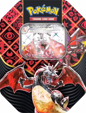 Pokemon Paldean Fates Charizard Tin Case (6 stk)