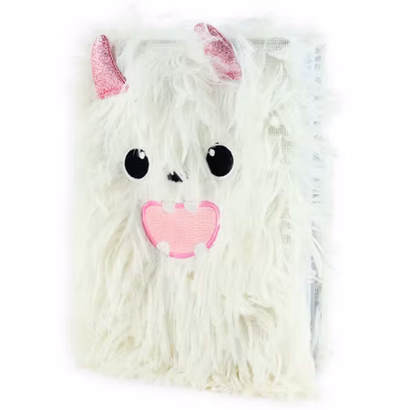 Anteckningsbok - Notebook Fluffy Happy Yeti