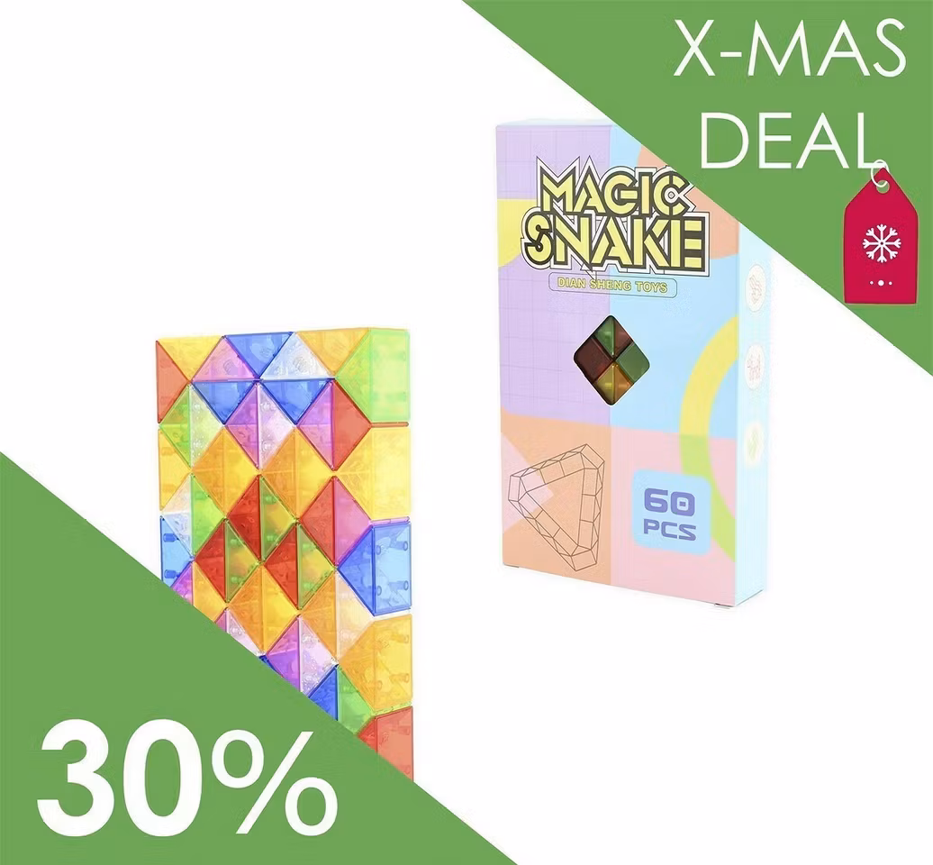 Magic snake Rainbow 60 blocks