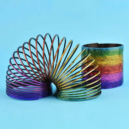 Spring rainbow metallic