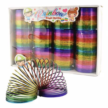 Spring rainbow metallic