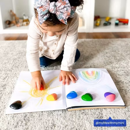 I heart art erasable crayons