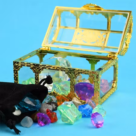 Skattkista Gold - TREASURE CHEST diamonds