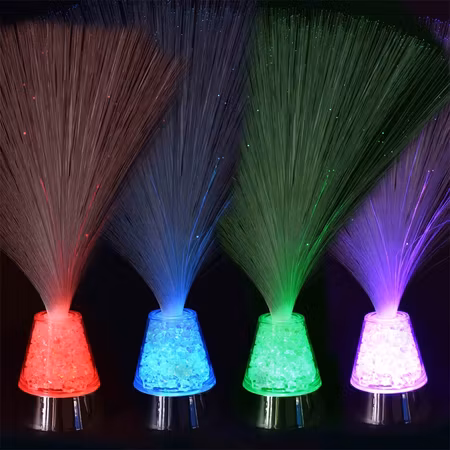 Färgskiftande Fiberoptisk Lampa - Fiber optic with rainbow light