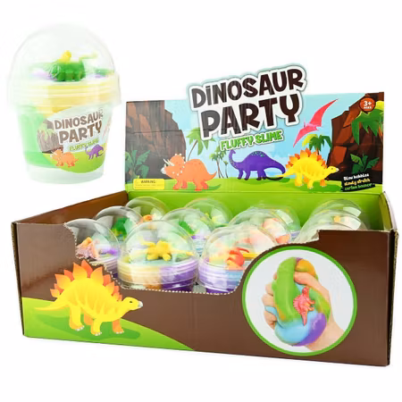 Slime - Putty Rainbow Dinosaur w eraser