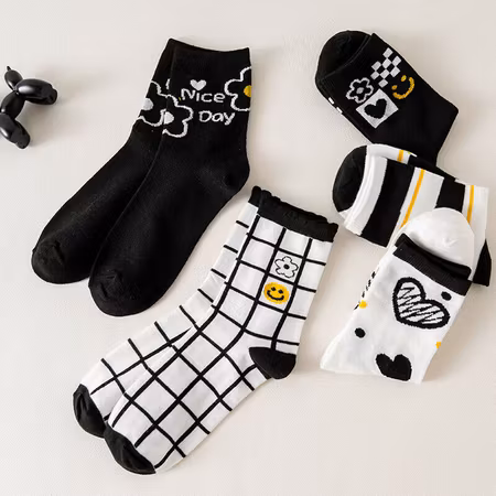 Strumpor Funny Harts 5-Pack