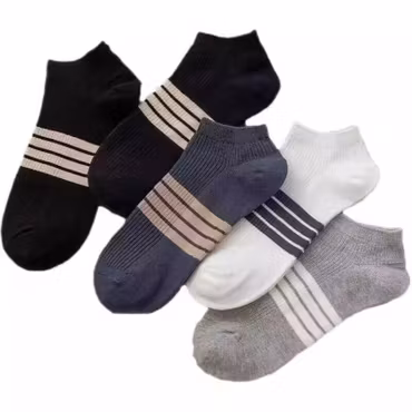 Ankelstrumpor Stripe 5-Pack
