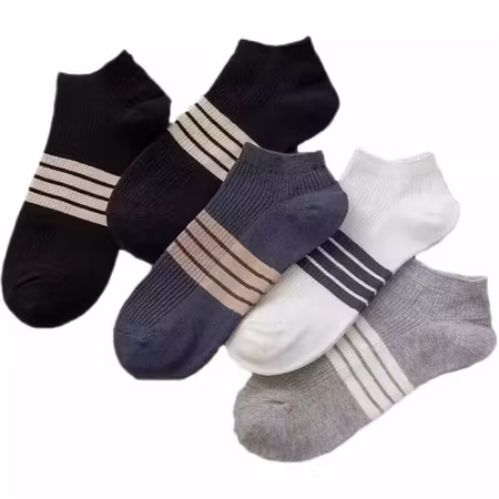 Ankelstrumpor Stripe 5-Pack