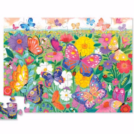 36 pc ? Puzzle/Butterfly Garden