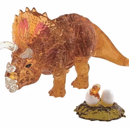 Crystal puzzle Triceratops