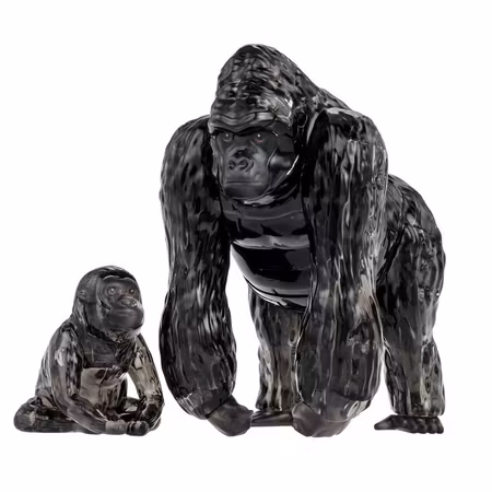 Crystal Puzzle Gorilla and Baby