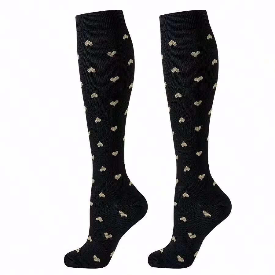 Stödstrumpor Midnight Hart and stripes 6-Pack